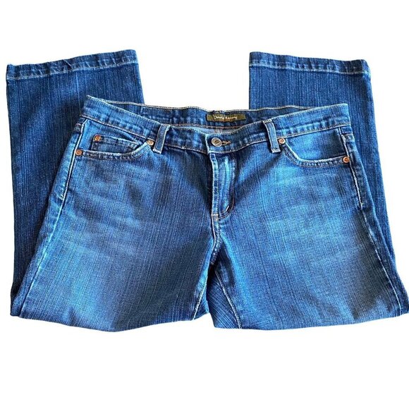 David Kahn Heidi‎ Cropped Capri Jeans Women's Sz 30 Beachy Coastal Hipster - Picture 2 of 12